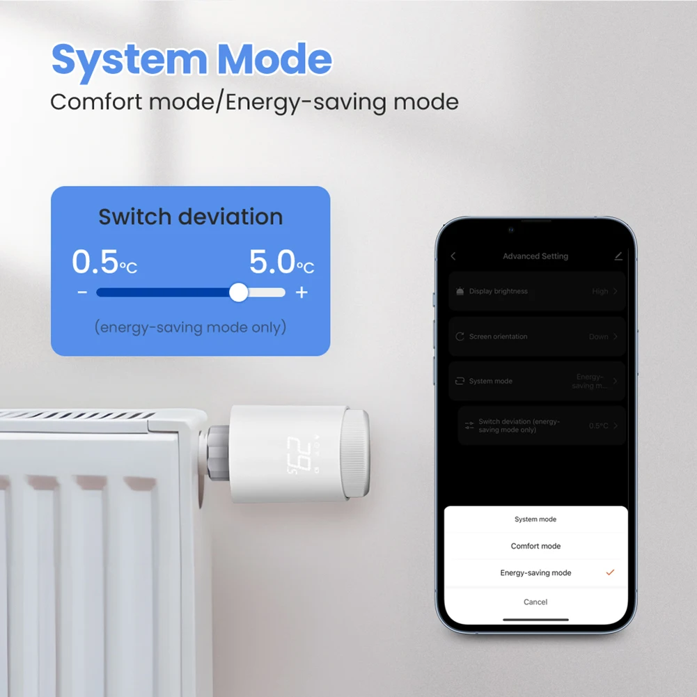 

Tuya Zigbee Temperature Controller Programmable Thermostat Radiator Valve APP Control Work with Alexa Google Home 2023