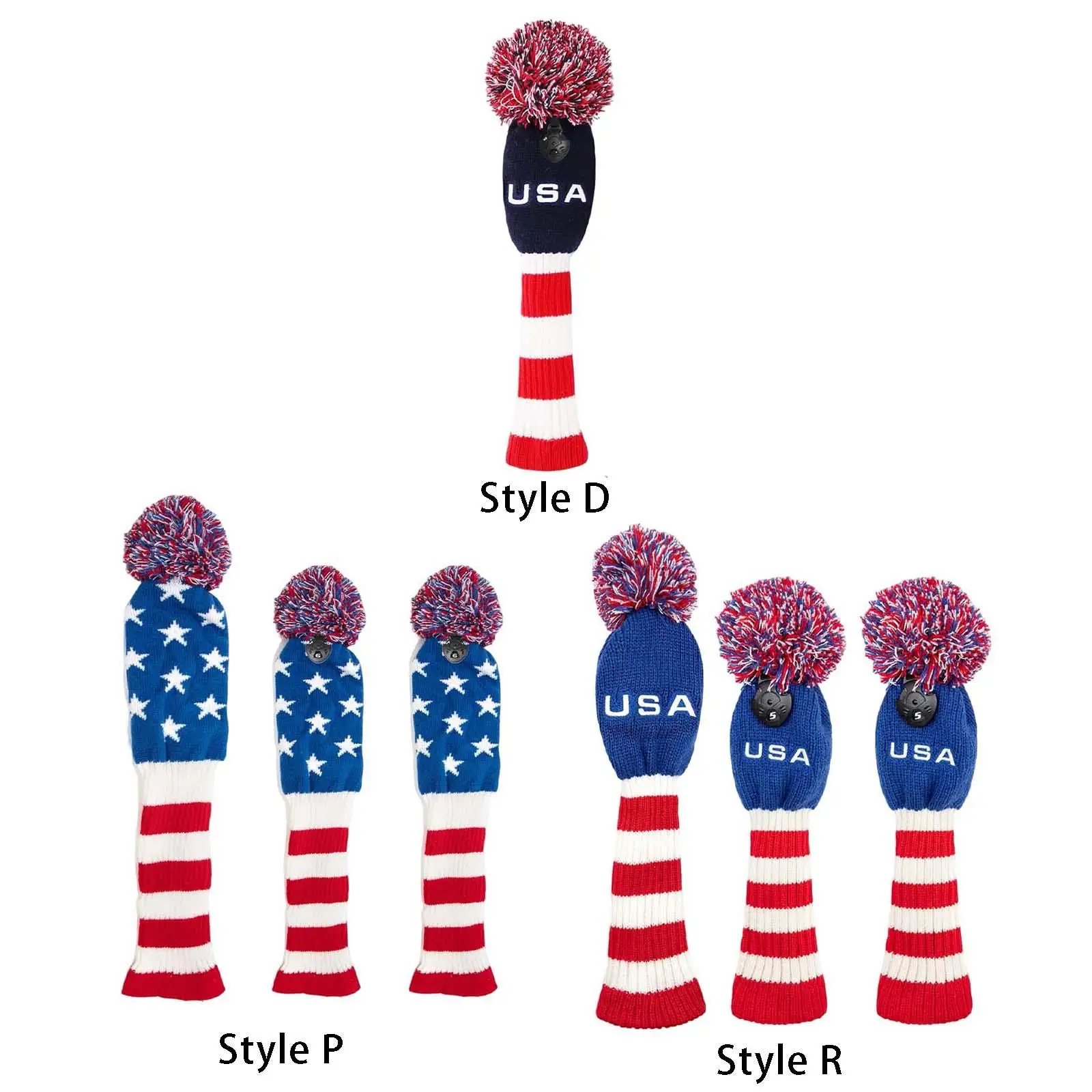 

Golf Cover Protective Portable Golf Headcover for Sport Equipment Golfer Gift