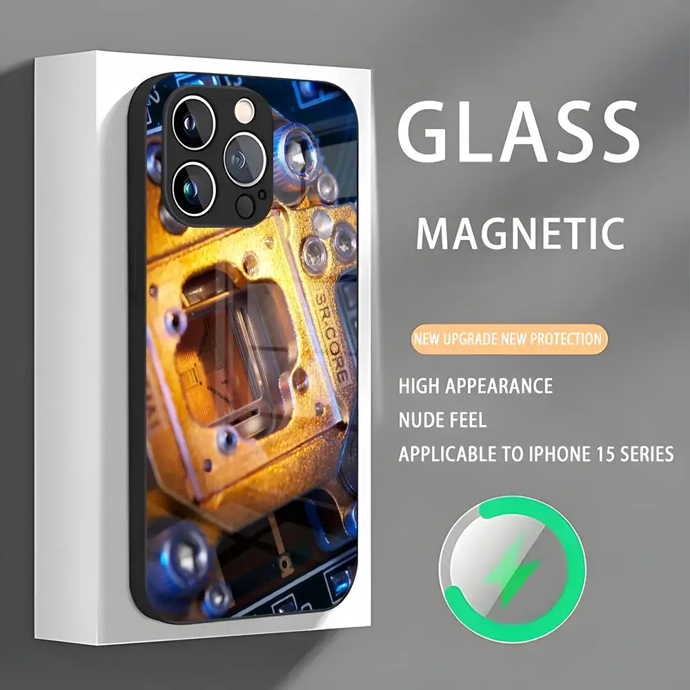 Материнская плата компьютера Dentro Placa Mae Чехол для телефона Iphone 16 Pro Max 15 14 13 12 11 X XR XS