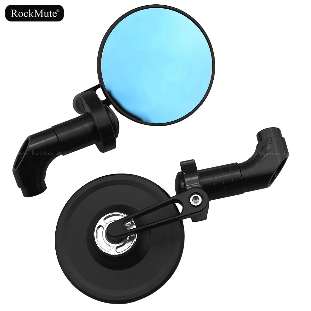 Круглое Ретро Зеркало заднего вида для Aprilia TUAREG TUONO 660 1100 V4 SHIVER 750 900 DORSODURO MANA зеркало