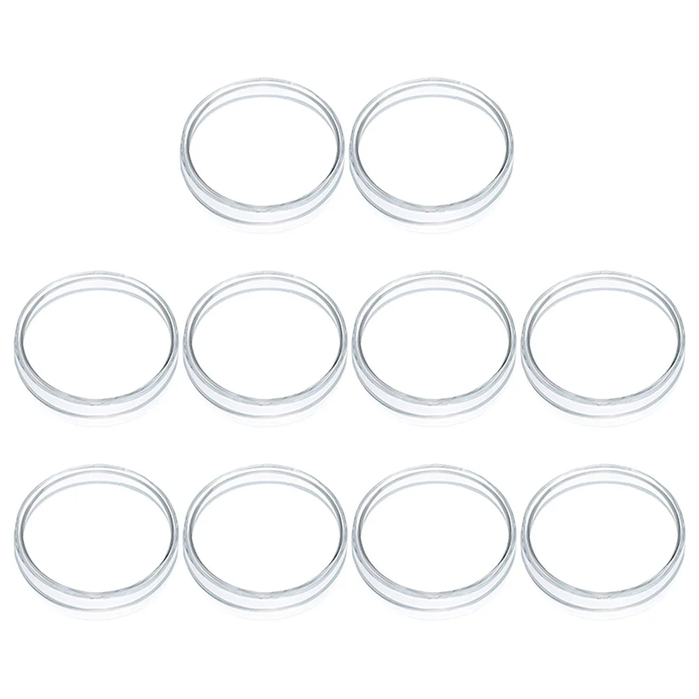 

10Pcs Cell Tissue Petri Dishes with Lid Laboratory Equipment Accessories