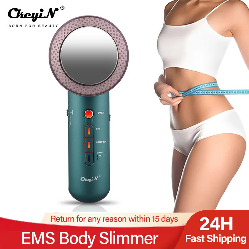 

Ultrasound Body Slimming Massager EMS Far Infrared Fat Burner Anti Cellulite Weight Loss Skin Firming Beauty Device Gift Box 31