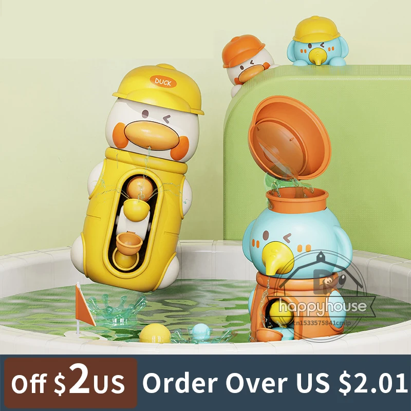 

Baby Bath Toys for Kids Baby Toys 0 12 months Duck Elephant Water Spray Toy For Toddlers Swimming Pool toy Bathroom Bathtub Toys