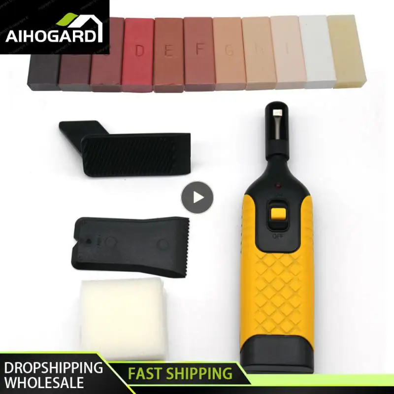 

Laminate Floor Repair Kit 11 Color Wax Blocks for Repair Damaged Laminated Flooring Kitchen Worktops Power Tool Accessories 2021