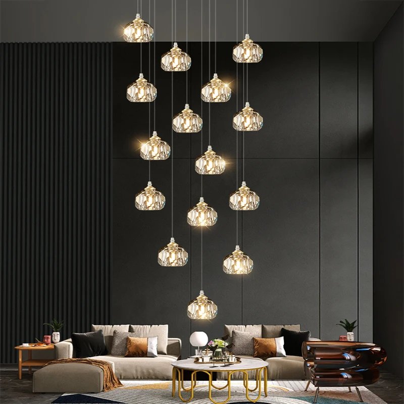 

Светодиодная Подвесная лампа в скандинавском стиле, художественный декоративный потолочный светильник для столовой, аксессуары для помещений и кухни