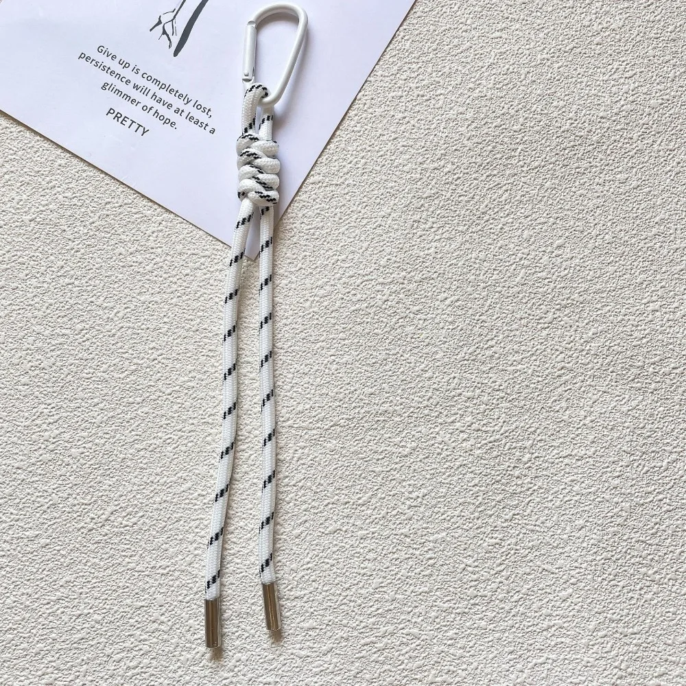 Colorful Braided Lanyard Keychain for Phone Case Decoration Women Chic Bag Pendant Kpop DIY Key Chains Friend Couple Gift