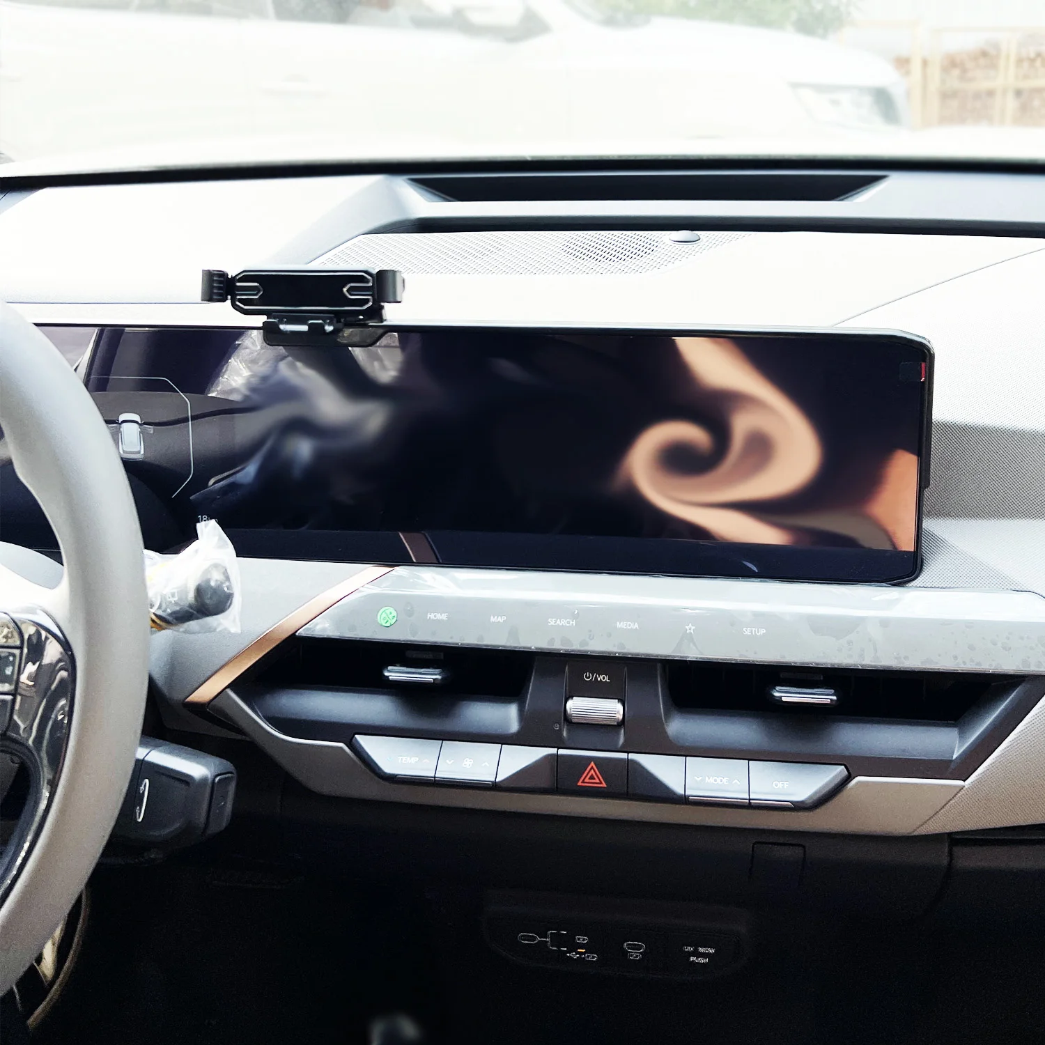Автомобильный держатель для телефона KIA EV5 2024 2025 экран с фиксированным основанием