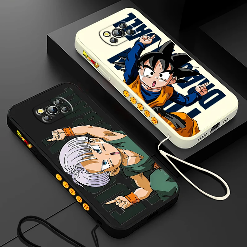 Чехол D-Dragon Balls Для Xiaomi Poco Cover For X4 X3 F4 NFC M6 M5 M4 M3 GT S Pro 4G