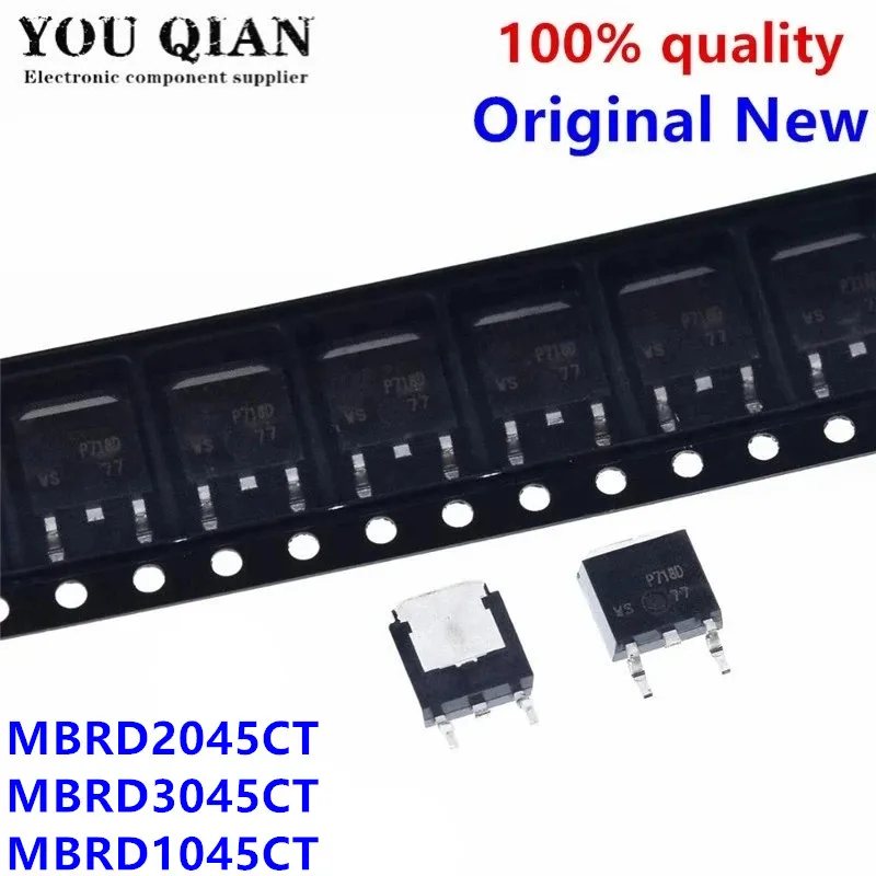 10 шт./лот MBRD1045 MBRD1045T4G MBRD1045CT B1045G MBRD2045CT MBRD2045 2045CT MBRD3045CT MBRD3045 3045CT TO-252