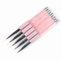 5 7 9 11 13 15mm nail liner brush manicure art painting pen tools accessories supplies nail design thin drawing brushes