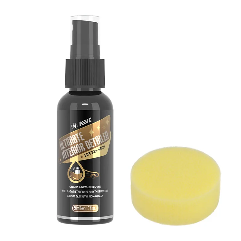 Реставратор автомобильного пластика Назад к черному глянцевому покрытию для полировки кожи AIVC Средства для чистки автомобиля Восстановление пластиковых деталей Автодетализация