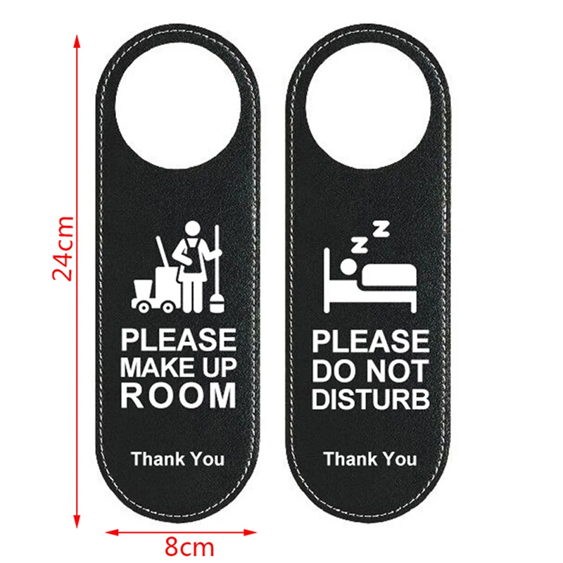 

1PC Make Up Room Hotel Bulletin Board Do Not Disturb Signs Door Hanger Tags Door Knobs Hanger Pendant Cleaning Label