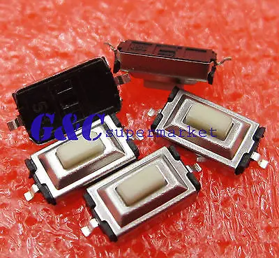 

50pcs 3X6X2.5mm Tactile Push Button Switch Tact Switch Micro Switch 2-Pin SMD diy electronics