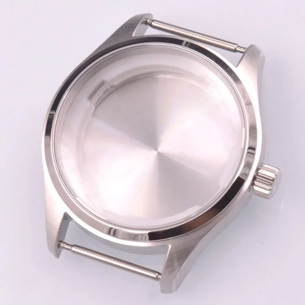 40 мм чехол для часов подходит NH35 NH36 ETA2824 движение 316L из нержавеющей стали
