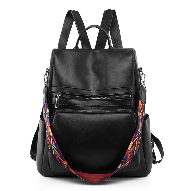 

Luxury Design Women Leather Backpacks Fashion Simplicity Women Backbags Female Travel Backpacks Women Fashion Backpacks