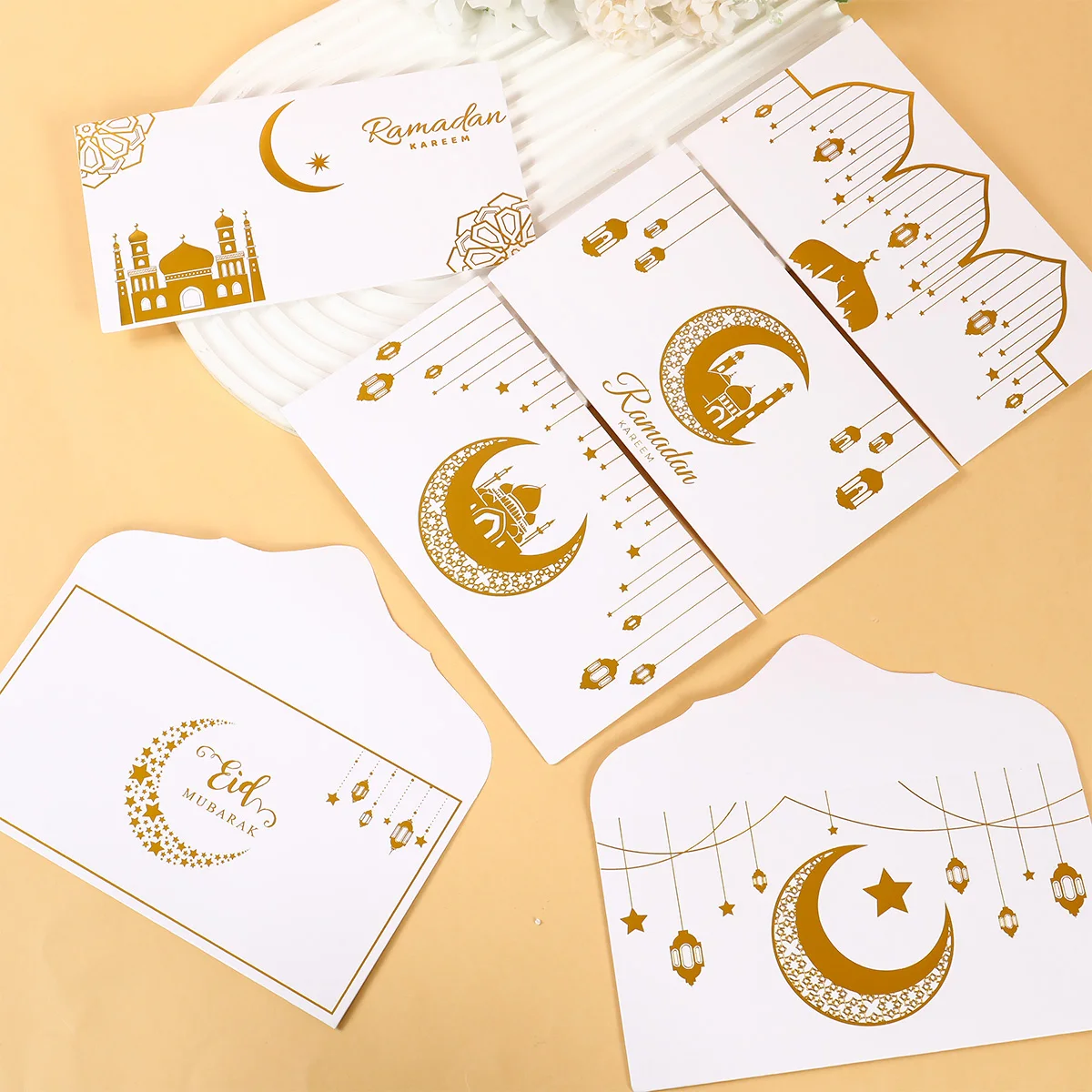 Ид Мубарак красный конверт Рамадан Карим декор для дома 2025 исламская