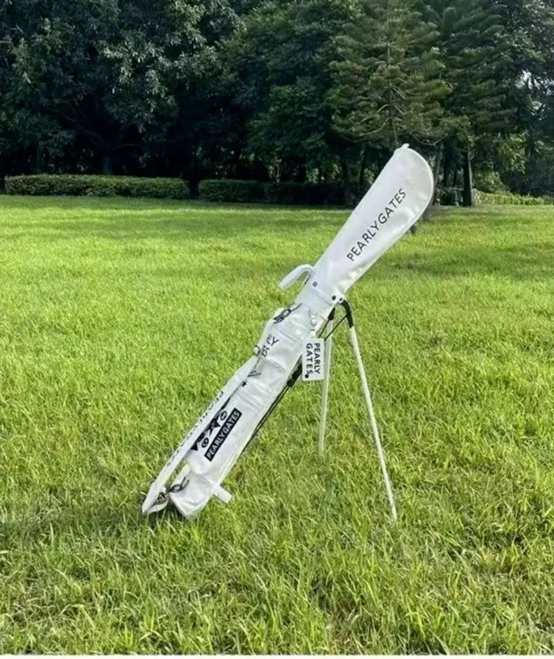 New Golf Bracket Package Korean Brand Men's and Women's Golf Gun Bag PU Waterproof Lightweight and Durable Golf Club Bag