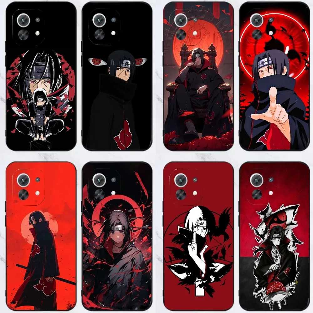 Amine U-Uchiha L-ltachis Phone Case For Xiaomi 11 Redmi Note 5G 8T 9A 9 10T Note8Pro Note9 12SUltra Black