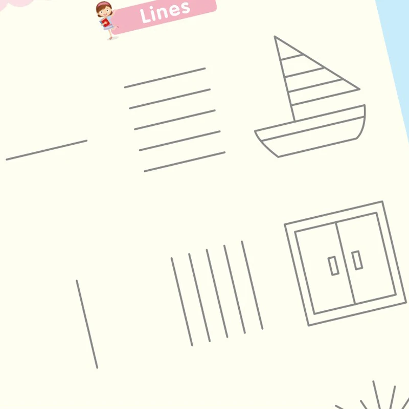 Бесплатная протирка магическая практика тетрадь для рисования с номером ручки