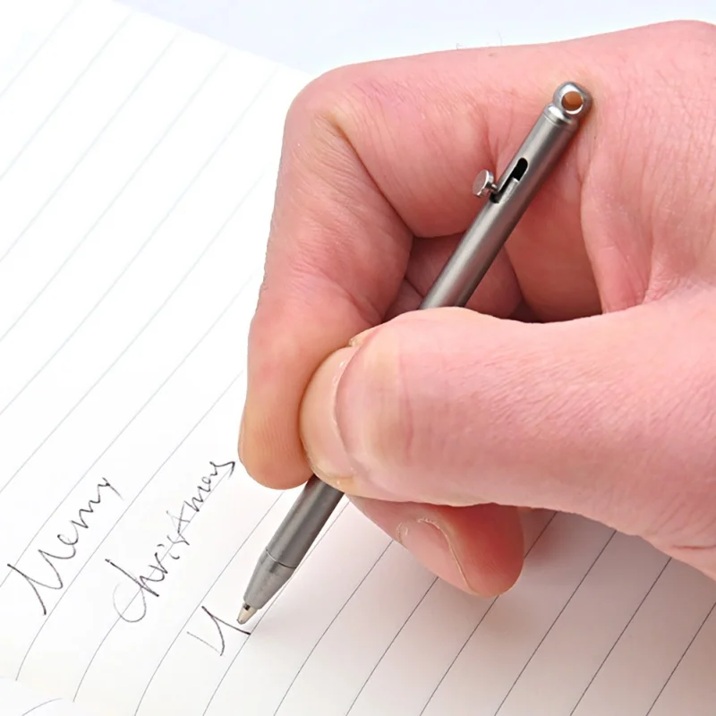 

Mini Titanium Pen Portable EDC Gadget Outdoor Equipment Personality Creative Signature Pen Unisex Tactical Pen