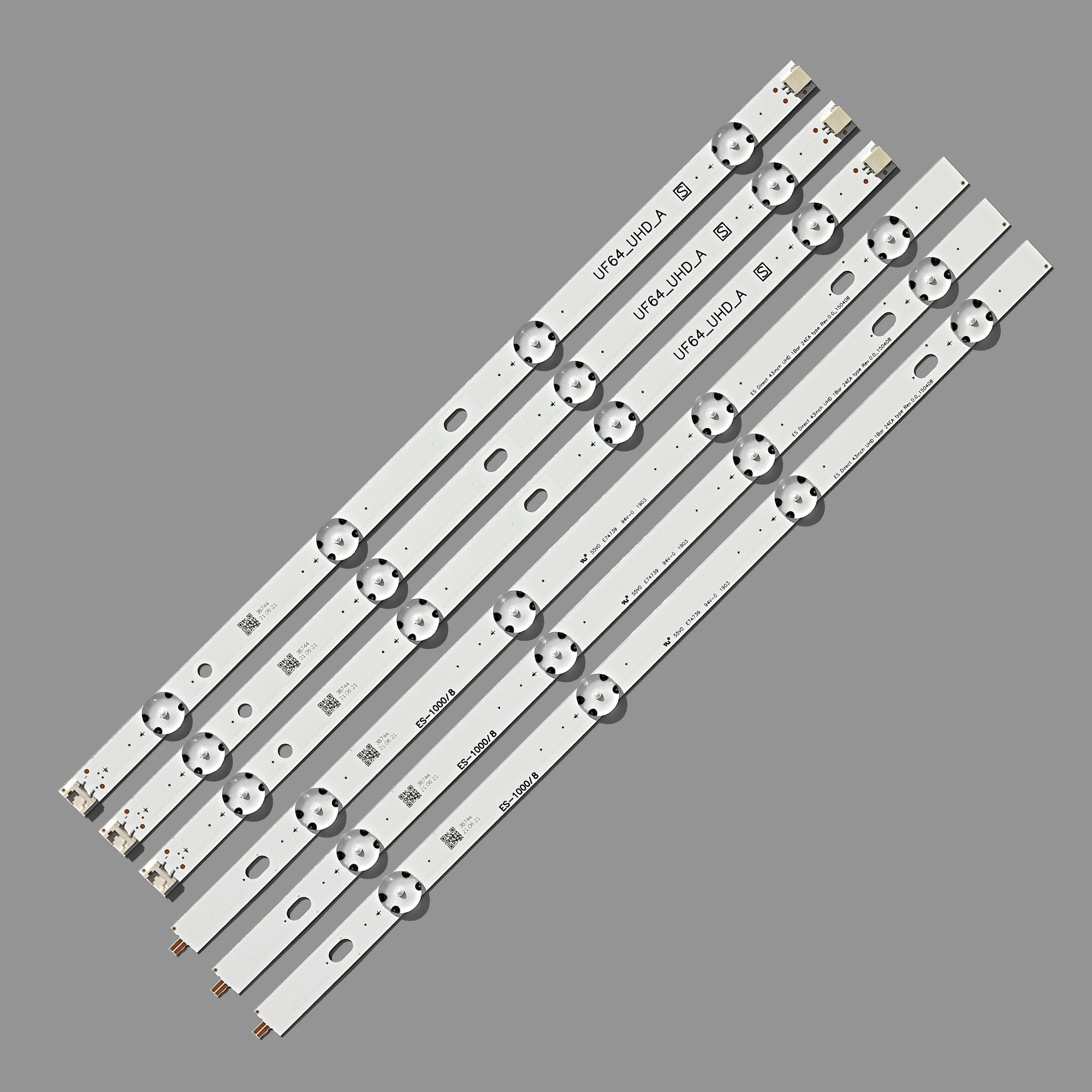 New Kit 3 PCS 8LEDs 850mm LED backlight strip for LIG 43LH604V 43LH60_FHD_A Type UF64_UHD_A 43UH610V 43UF640 43UH610A 43LH5700
