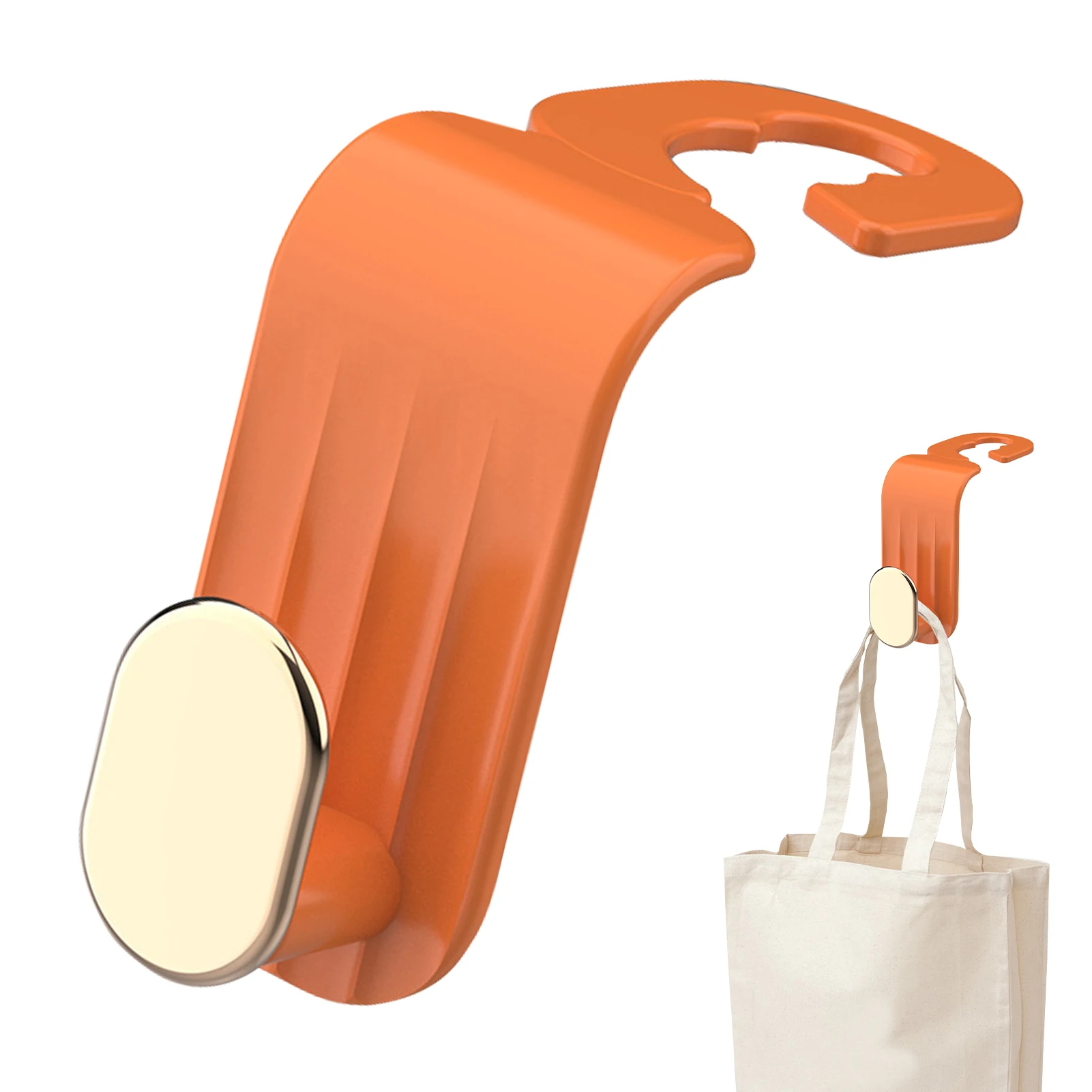

4PCS Car Seat Hook Heavy Weight Bearing Rear Seat Hook Headrest Hanger Storage Hooks For Grocery Bag Automotive Supplies