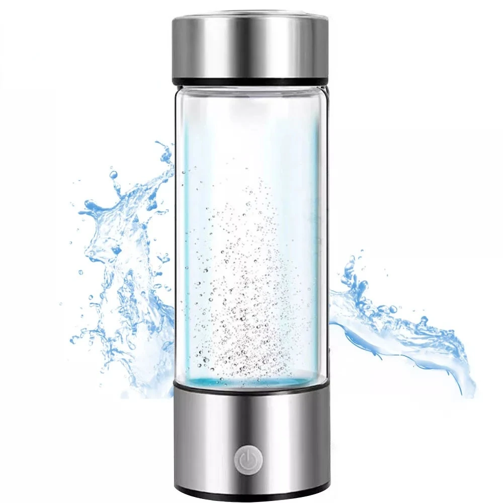 

Hydrogen Generator Cup Water Filter USB Rechargeable 420ml Hydrogen-Rich Generator Water Cup Antioxidants ORP Hydrogen Bottle