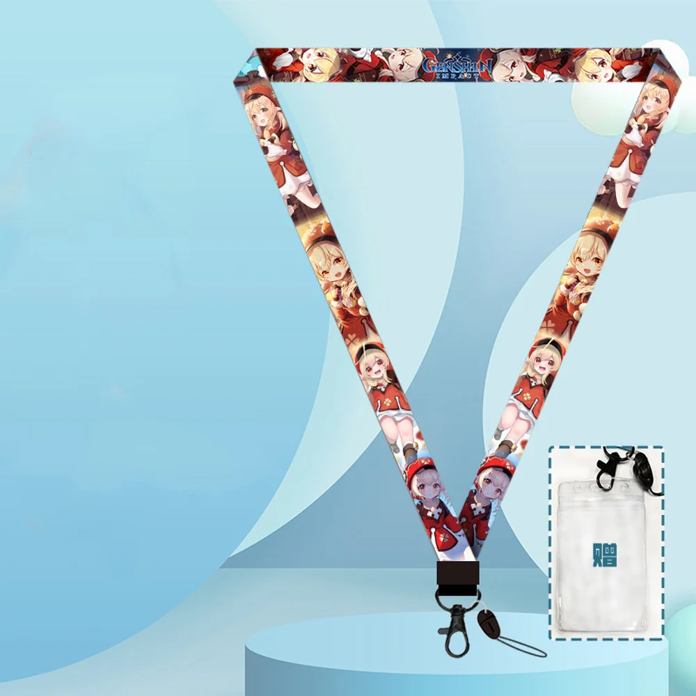 

Game Genshin Impact Neck Strap Phone Key ID Card Holder Lanyard Key DIY Hang Rope Lanyards