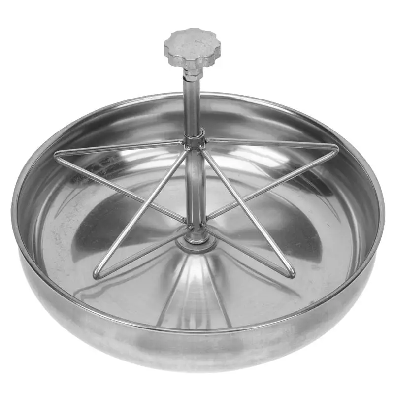 

1Pc Stainless Steel Piglet Feeding Trough Farm Thickened Piglet Feeding Bowl