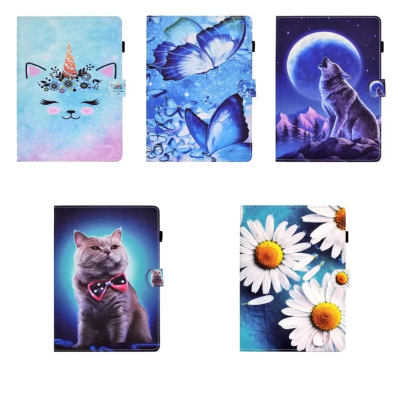 

Cute Case for DEXP Ursus M170/B17/E170/L170/L270/N370/N470/N570/VA170/H170 3G 4G 7 Inch Tablet Universal Print Cover Stand Cases