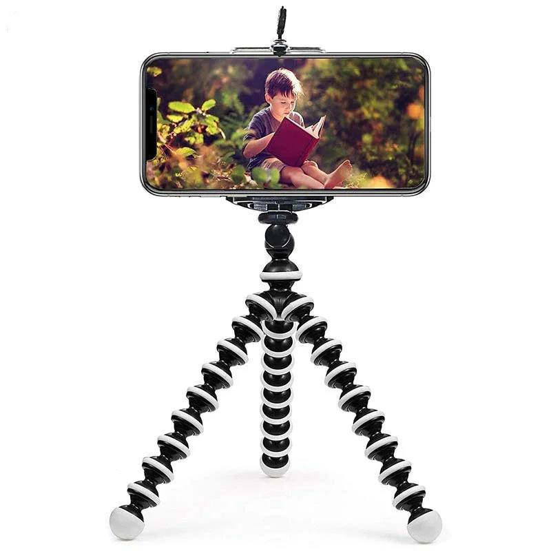 

Universal Smartphone Sports Camera Stand Mini Octopus Tripod Holder With Clip Mobile Phone Tripod Gorillapod For iPhone Huawei