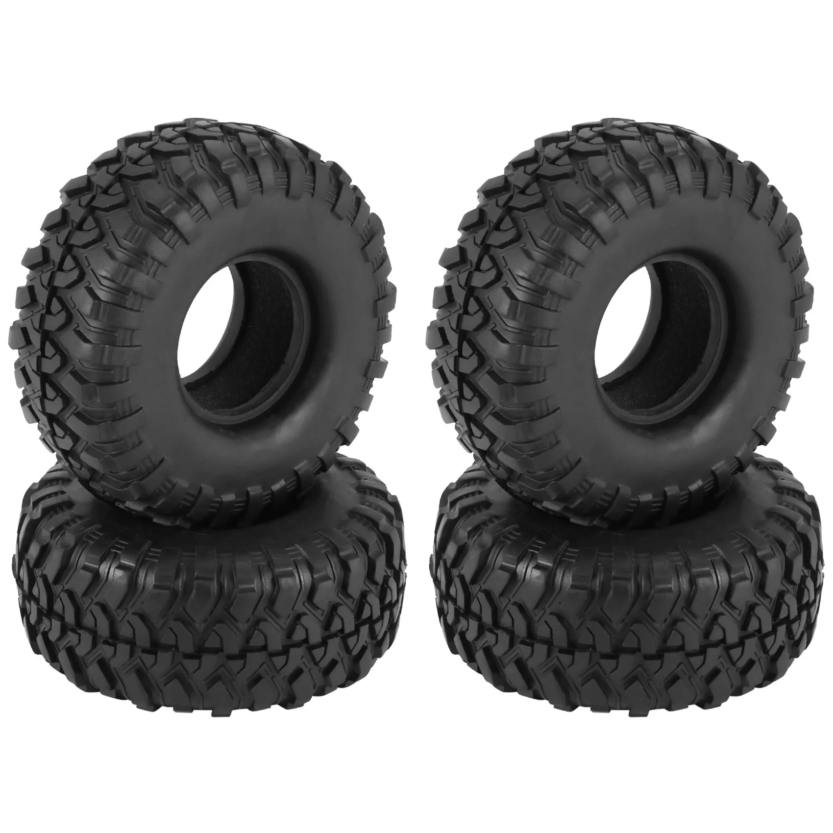

4PCS 1.9 Inch Rubber Tyre 1.9 Wheel Tires 118X48MM for 1/10 RC Crawler Traxxas TRX4 Axial SCX10 90046 AXI03007