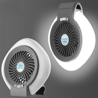 new creative outdoor camping lights rechargeable camping portable fan tent new camping fan lights wholesale