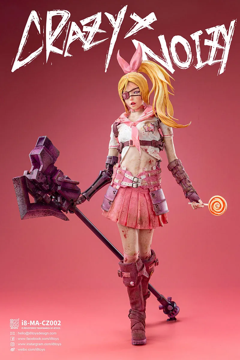 I8TOYS i8-MA-CZ002 16 Mentality Agency Candy Battle Damaged Ver. Коллекционная фигурка солдатки, 12 дюймов (art.: 3920dc2ea3488) - 3920dc2ea3488
