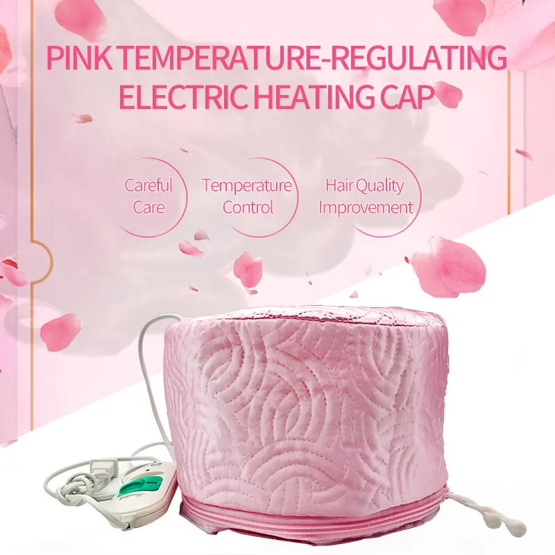 Electric Hair Thermal Treatment Beauty Steamer SPA Nourishing Hair Care Cap Waterproof Anti Electricity Control Heating