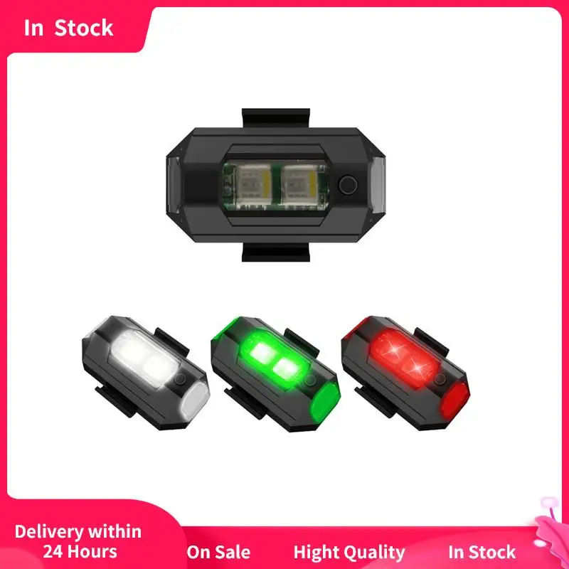 

7 Colors Bicycle Flashing Taillight Motorcycle Turn Signals Rechargeable Led Drone Strobe Light Warning Light Indicator Lights