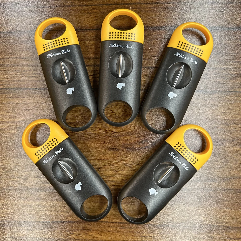 Резак для сигар V-Cut острые лезвия из нержавеющей стали карманные гильотинные