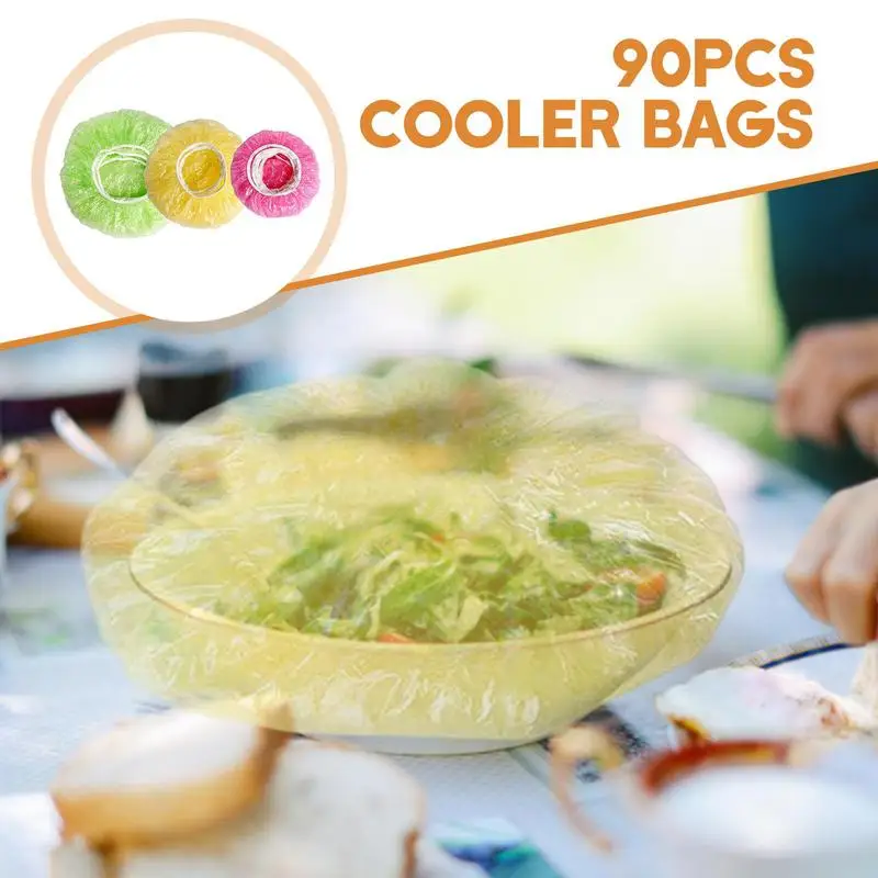 

Reusable Food Sealing Bags Dust-Proof Food Storage Wrap Covers Fruit Vegetable Sealing Bowl Lids Fresh-keeping Freezer Film Lid