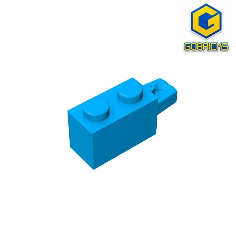 

Gobrick Строительная петля, кирпич 1x2, блокировка с 1 пальцем, горизонтальный конец, совместимый с lego, 30541 шт. детских принадлежностей «сделай сам»