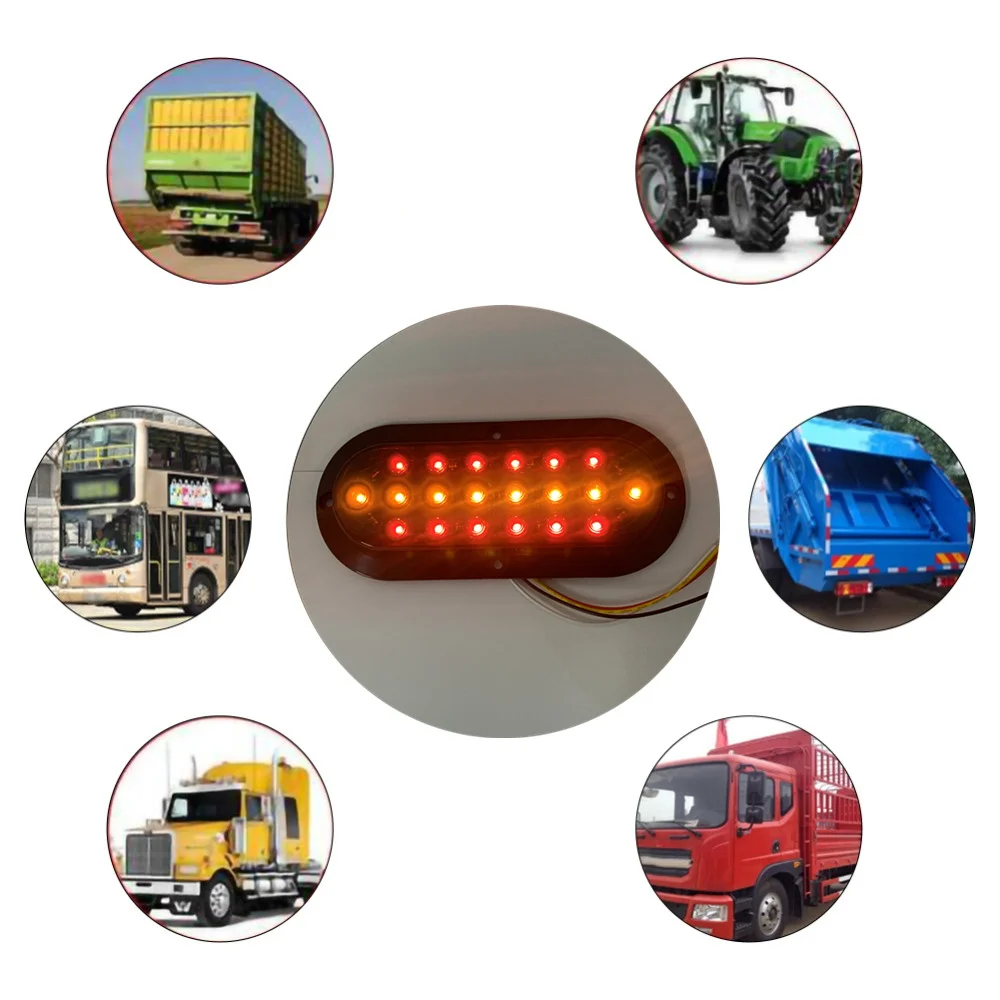 

20LED Dynamic Car Side Lights Truck Tail Light Signal Lamp Indicator Strobe Flashing Warning Light Bus Trailer RV SU