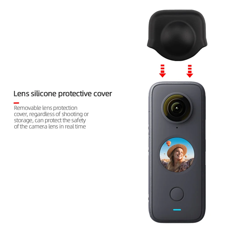 Защитный чехол для объектива Insta360 ONE X2 силиконовый аксессуары панорамной камеры