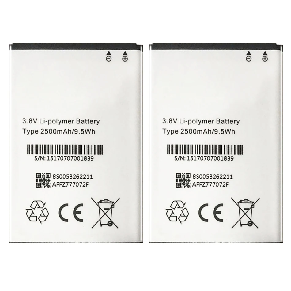 

2500mAh Battery For General Mobile 4G Dual GM4G Android One Cell Batteria