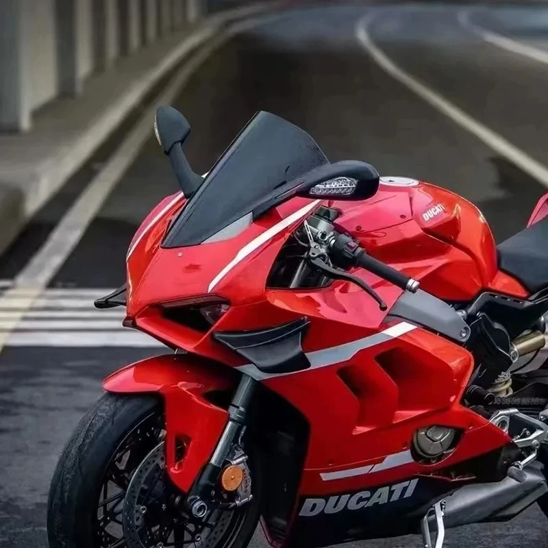 Фото Для Ducati Panigale V4 V4 S V4S 2018-2023 V2 2020-2023 мотоциклетные зеркала заднего вида складные светодиодные указатели поворота №5