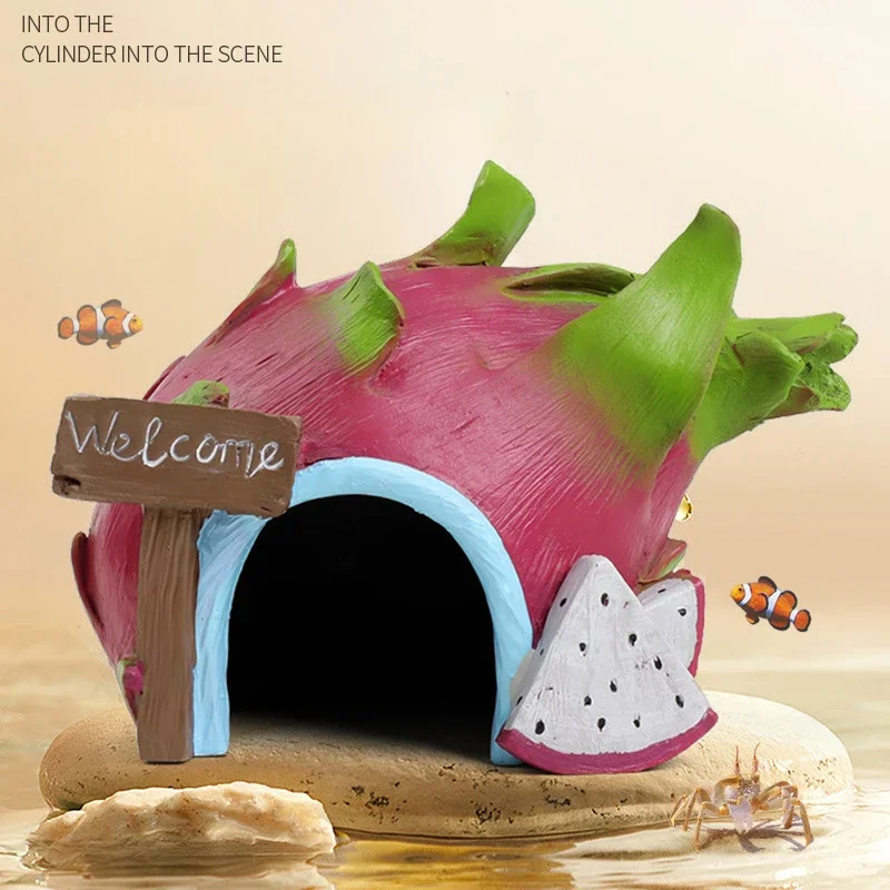 Аквариумный ландшафт маленький орнамент гриб дом искусственные украшения для