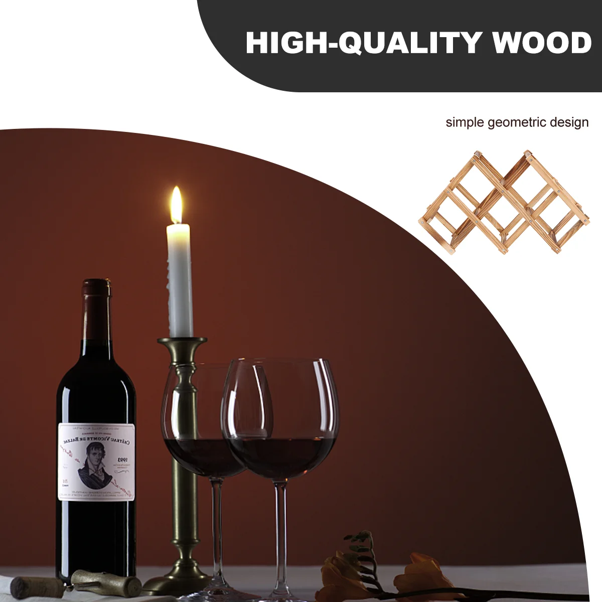 Держатель для витрины полка гостиной подставка шкафа деревянная настольная