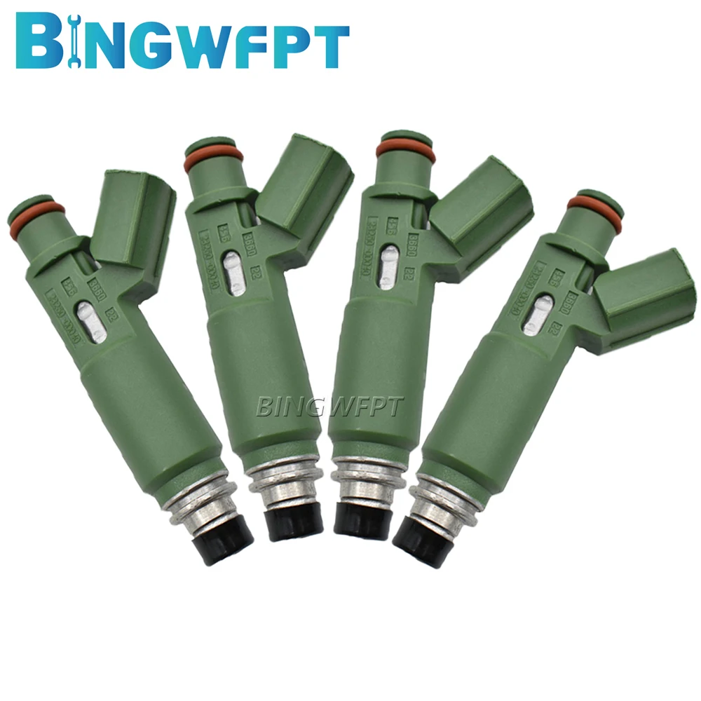 

4PCS Fuel Injector For Corolla Matrix Celica 1.8 1.8L 1ZZFE 1ZZ 2000-2006 Nozzle Injection OEM 23250-0D040 23209-0D040