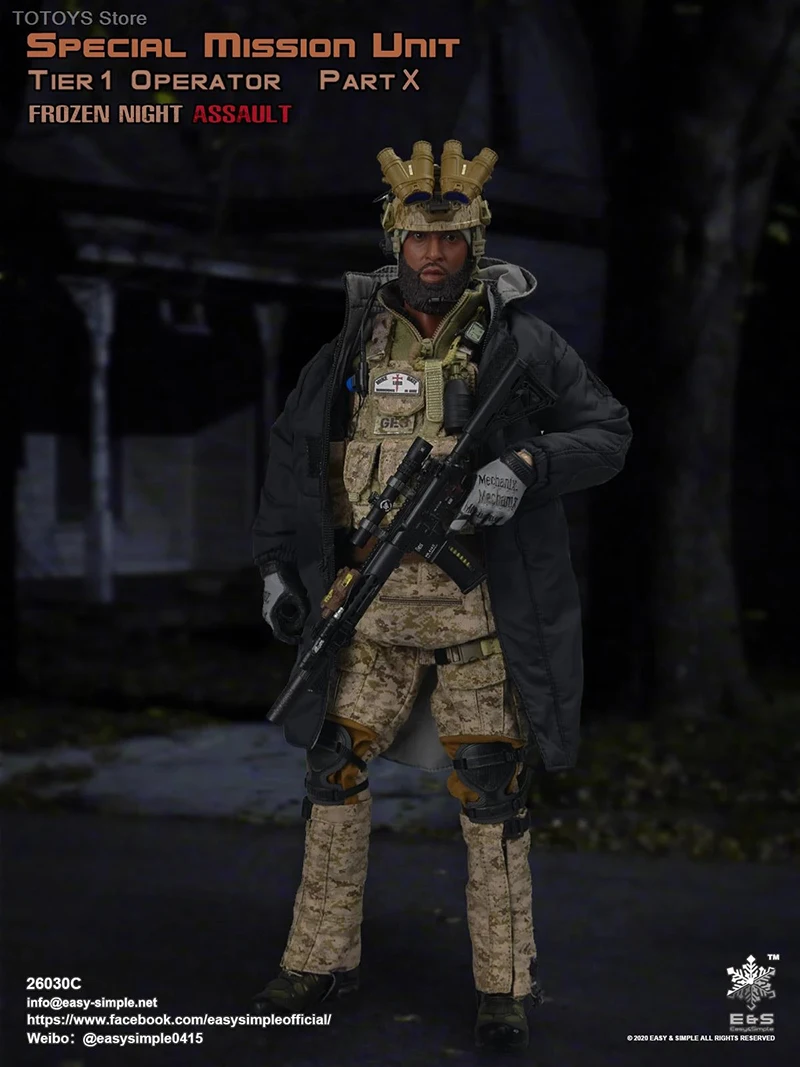 

EASY&SIMPLE ES 26030C 1/6 Special Mission Unit Assault Soldier For 12" Action Figure Doll Full Set Toy