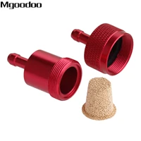 mgoodoo 14 6mm universal motorcycle inline fuel oil filter cnc aluminium alloy pit dirt bike atv quad motorcycle accessories