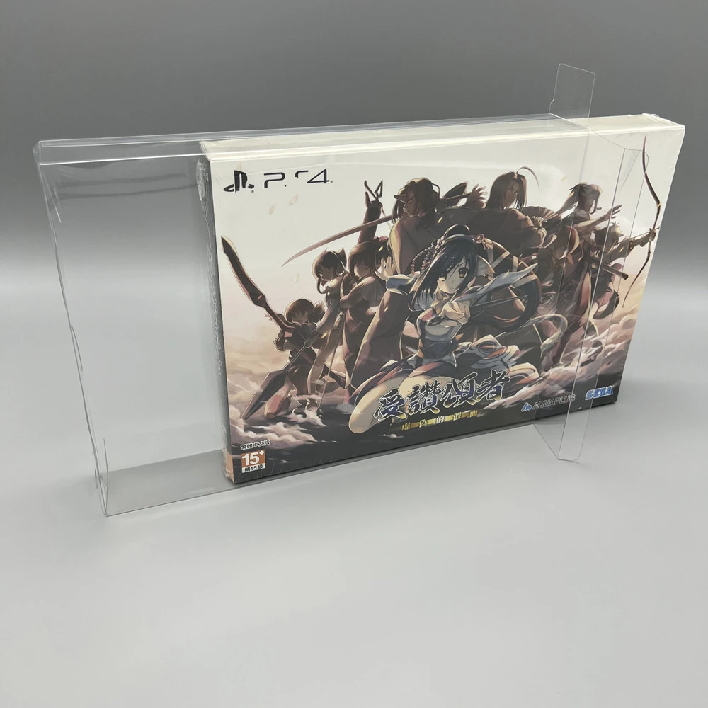 

Transparent Box Protector For Sony PlayStation 4/PS4/Utawarerumono: Prelude To The Fallen Collect Game Shell Clear Display Case