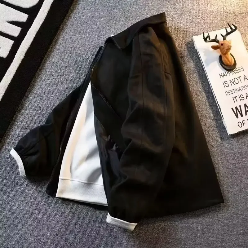 Новинка 2024 стильная весенне-осенняя куртка из замши тонкая Классическая нишевая